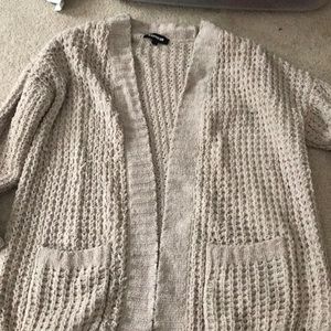 Express cream cardigan